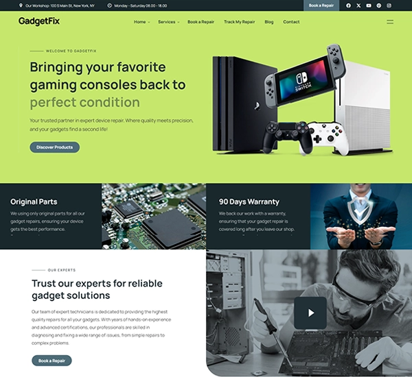homepage 9